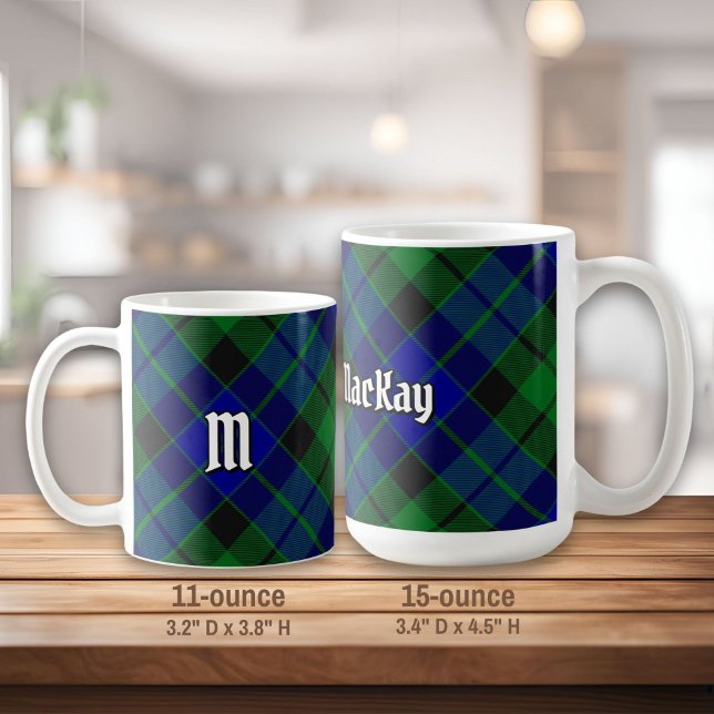 Klan MacKay Tartan Kaffemugg (Skapare uppladdad)