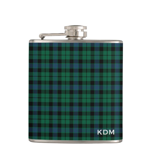 Klan MacKay Tartan Monogram Fickplunta (Framsidan)