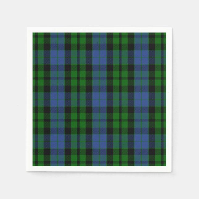 Klan MacKay Tartan Pappersservett (Framsidan)