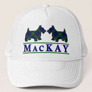 Klan MacKay Tartan Scottie Hundar Truckerkeps
