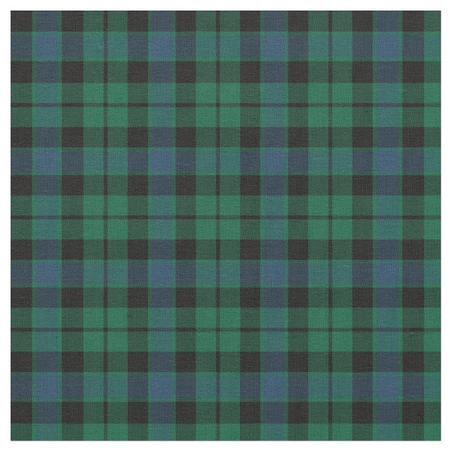 Klan MacKay Tartan Tyg (Närbild)