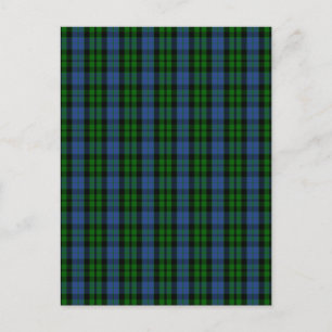 Klan MacKay Tartan Vykort