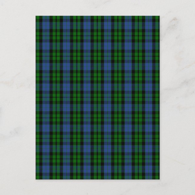 Klan MacKay Tartan Vykort (Framsida)