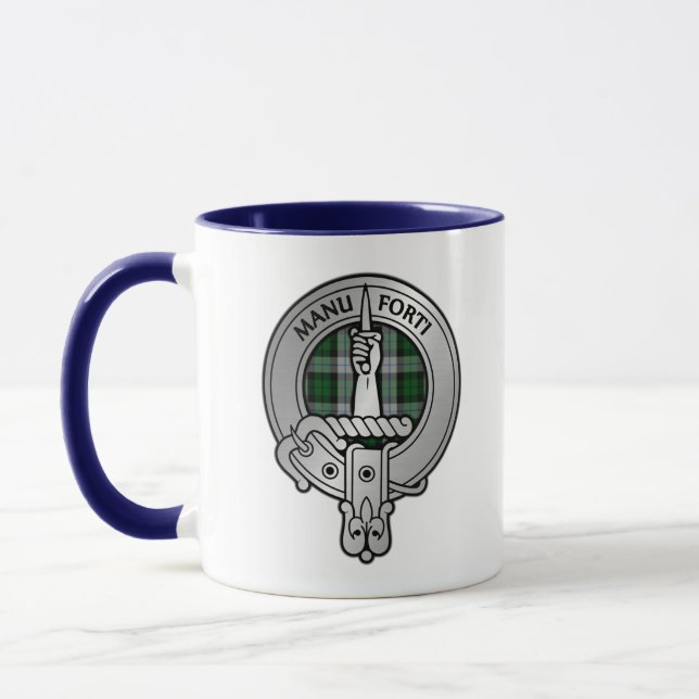 Klan MacKay Vapensköld & Dress Tartan Mugg (Vänster)