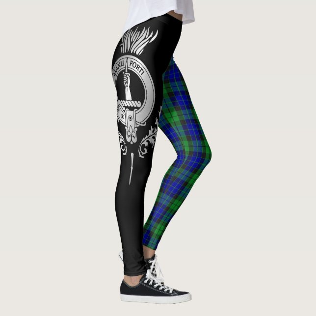 Klan MacKay-Vapensköld & Tartan Leggings (Höger)