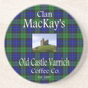 Klan MacKays gamla Castle Varrich Coffee Co. Underlägg