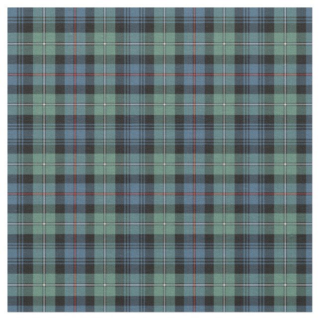 Klan Mackenzie Ancient Tartan Tyg (Närbild)