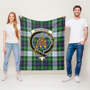 Klan MacKenzie Dress Modern Tartan Play Fleecefilt