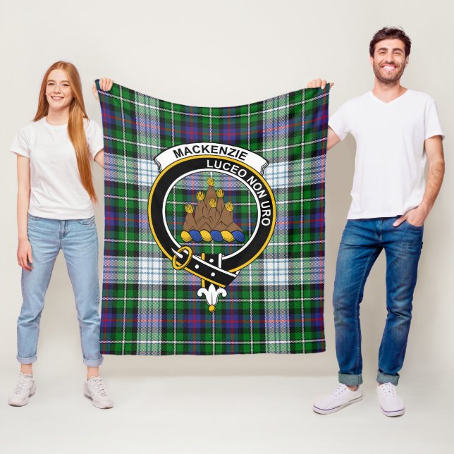Klan MacKenzie Dress Modern Tartan Play Fleecefilt (På plats)