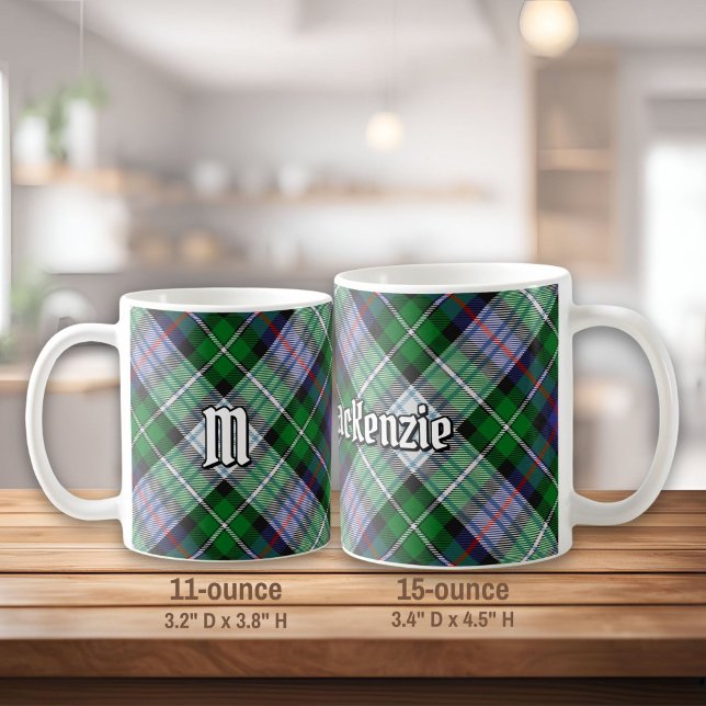 Klan MacKenzie Dress Tartan Coffee Mugg (Skapare uppladdad)