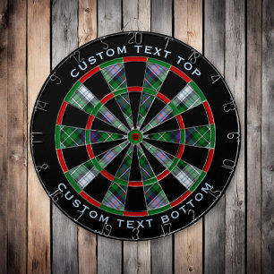 Klan MacKenzie Dress Tartan Dart Board Darttavla