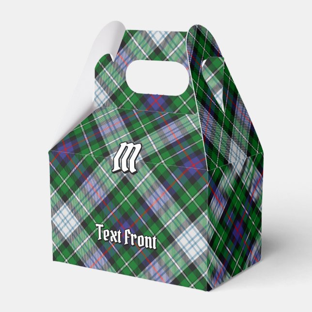 Klan MacKenzie Dress Tartan Favor Box Presentaskar (Framsidan Sidan)