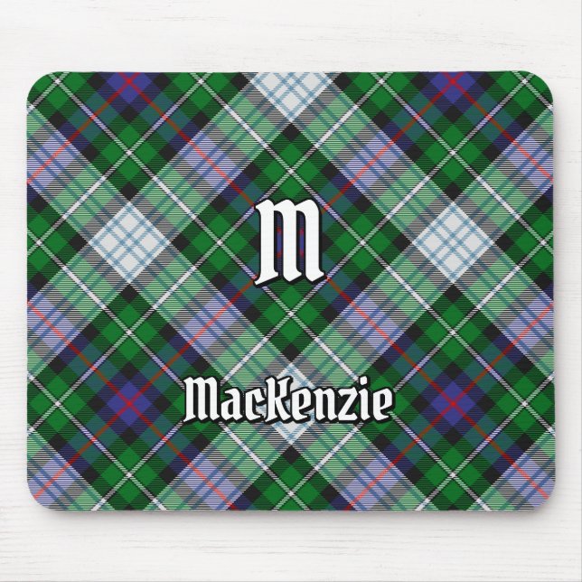 Klan MacKenzie Dress Tartan Mouse Pad Musmatta (Framsidan)