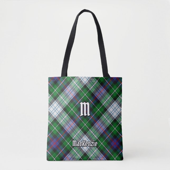 Klan MacKenzie Dress Tartan Tote Bag Tygkasse (Framsida)