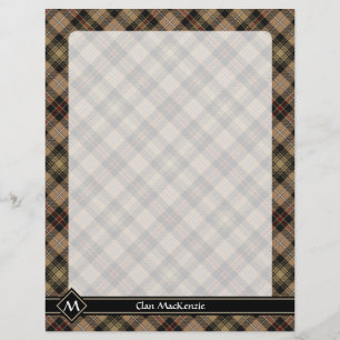 Klan MacKenzie Hunting Brown Tartan Flyer