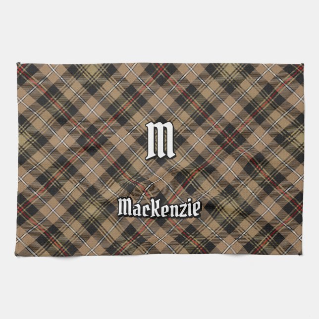 Klan MacKenzie Hunting Brown Tartan Kitchen Towel Kökshandduk (Horisontell)