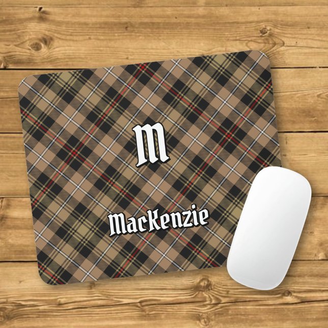 Klan MacKenzie Hunting Brown Tartan Mouse Pad Musmatta (Skapare uppladdad)