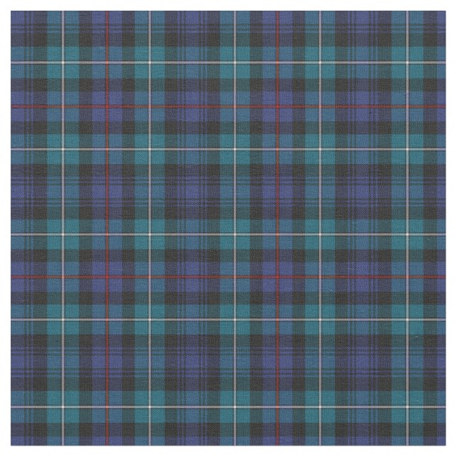 Klan Mackenzie Modern Tartan Tyg (Närbild)