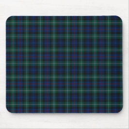 Klan Mackenzie Royal Blue och Forest Grönt Tartan Musmatta