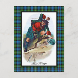 Klan MacKenzie Scottish Dreams Postcard Vykort