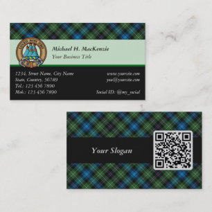 Klan MacKenzie Tartan-Affärskortet Visitkort