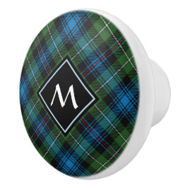 Klan MacKenzie Tartan Ceramic Knob Knopp