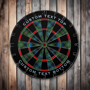 Klan MacKenzie Tartan Dart Board Darttavla