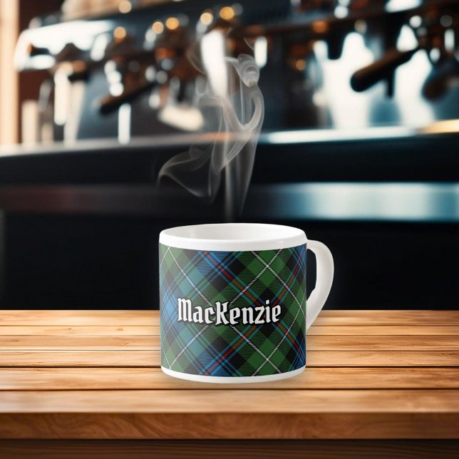 Klan MacKenzie Tartan Espresso Kopp Espressomugg (Skapare uppladdad)