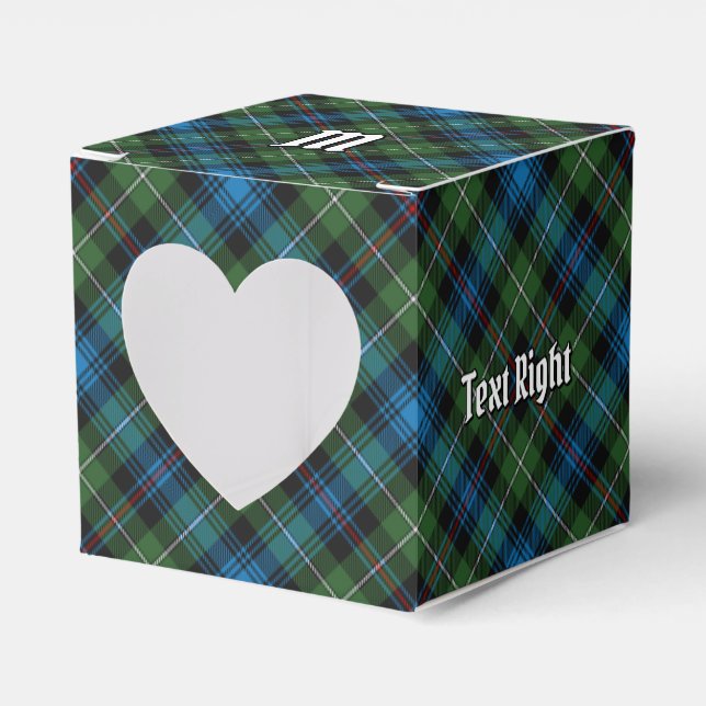 Klan MacKenzie Tartan Favor Box Presentaskar (Framsidan Sidan)