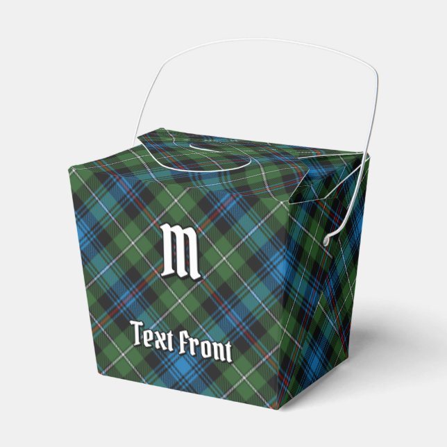 Klan MacKenzie Tartan Favor Box Presentaskar (Framsidan Sidan)