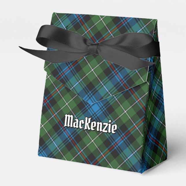 Klan MacKenzie Tartan Favor Box Presentaskar (Framsidan Sidan)