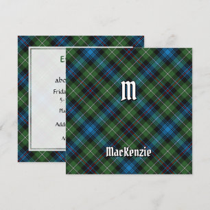 Klan MacKenzie Tartan Inbjudningar