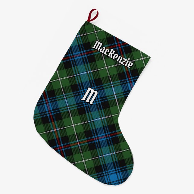 Klan MacKenzie Tartan-julklapp Stor Julstrumpa (Framsidan (Hängande))