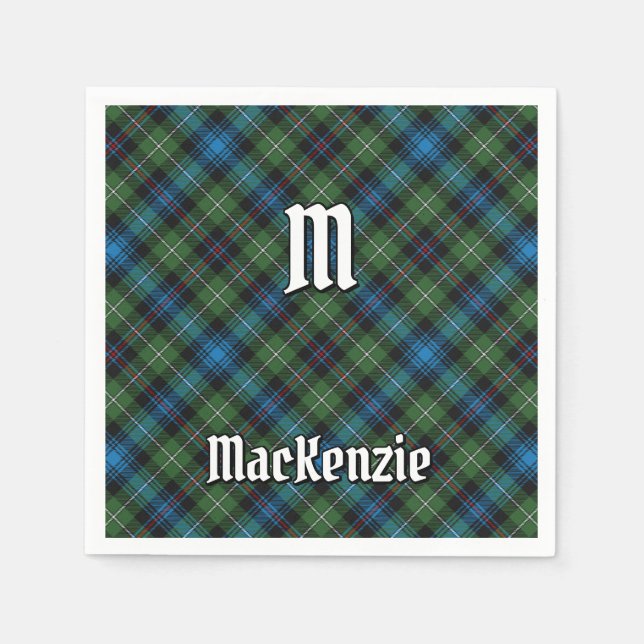 Klan MacKenzie Tartan Napkins Pappersservett (Framsidan)