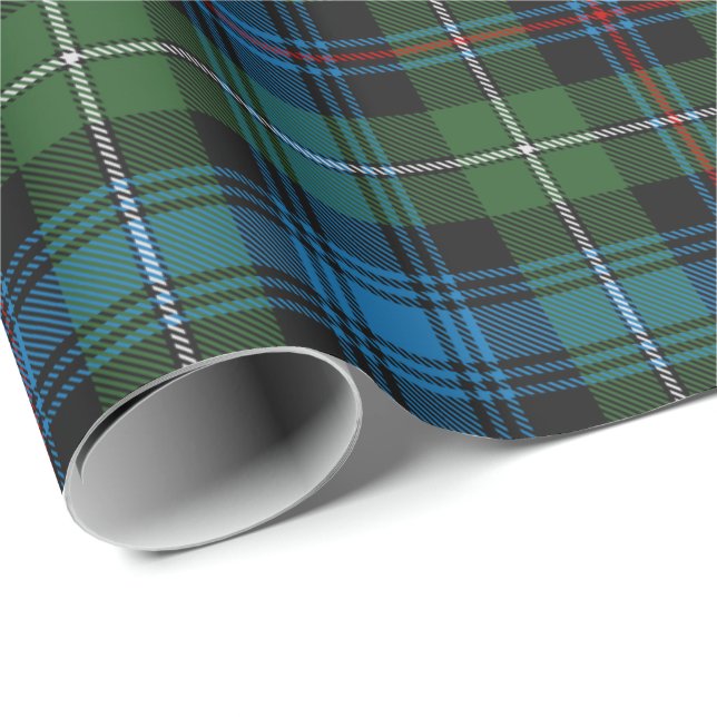 Klan MacKenzie Tartan Wrapping Papper Presentpapper (Rullad Hörn)