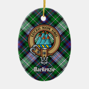Klan MacKenzie Vapensköld Ceramic Ornament