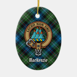 Klan MacKenzie Vapensköld Ceramic Ornament