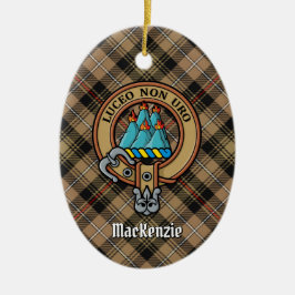 Klan MacKenzie Vapensköld Ceramic Ornament