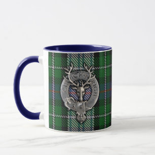 Klan MacKenzie Vapensköld & Dress Tartan Mugg