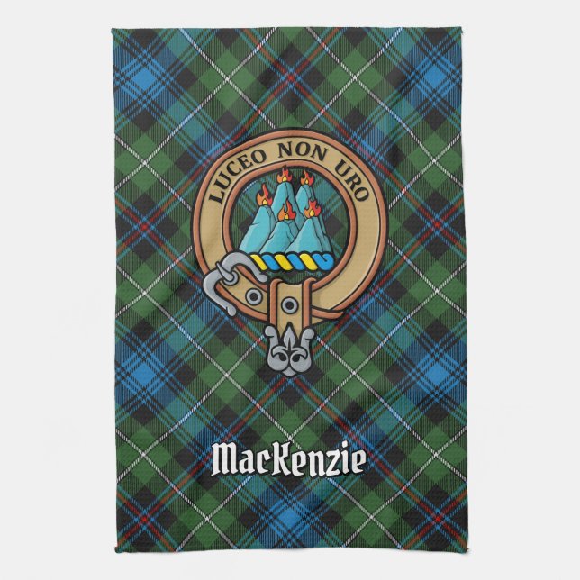 Klan MacKenzie Vapensköld Kitchen Towel Kökshandduk (Vertikal)