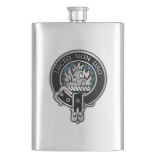 Klan MacKenzie Vapensköld & Tartan Fickplunta