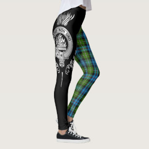 Klan MacKenzie Vapensköld & Tartan Leggings