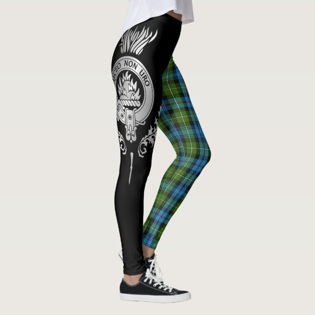 Klan MacKenzie Vapensköld & Tartan Leggings (Höger)