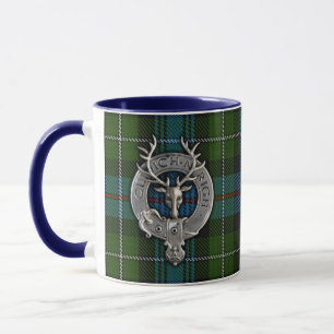 Klan MacKenzie Vapensköld & Tartan Mugg