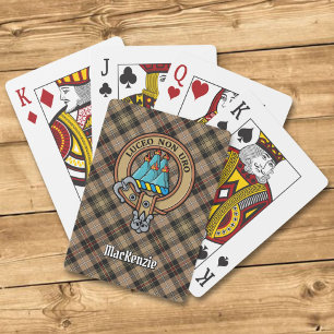 Klan MacKenzie Vapensköld Uppspelningskort Casinokort