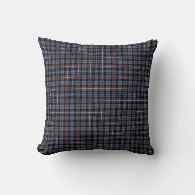 Klan Mackenzie Weasted Tartan Kudde (Framsida)