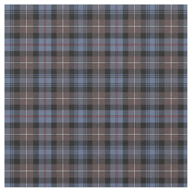 Klan Mackenzie Weasted Tartan Tyg (Närbild)