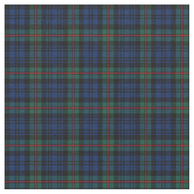 Klan MacKinlay Tartan Tyg (Närbild)