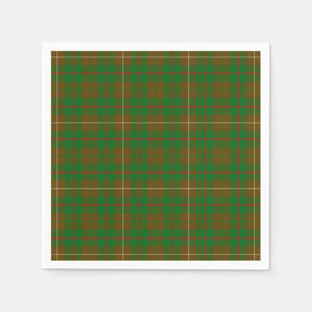 Klan MacKinnon Hunting Tartan Pappersservett (Framsidan)