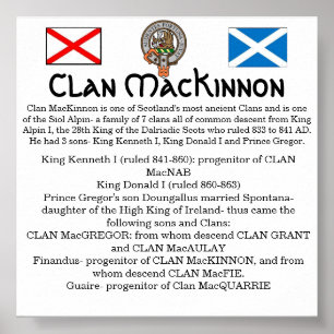 Klan MacKinnon & Siol Alpin - 7 Klorna Poster